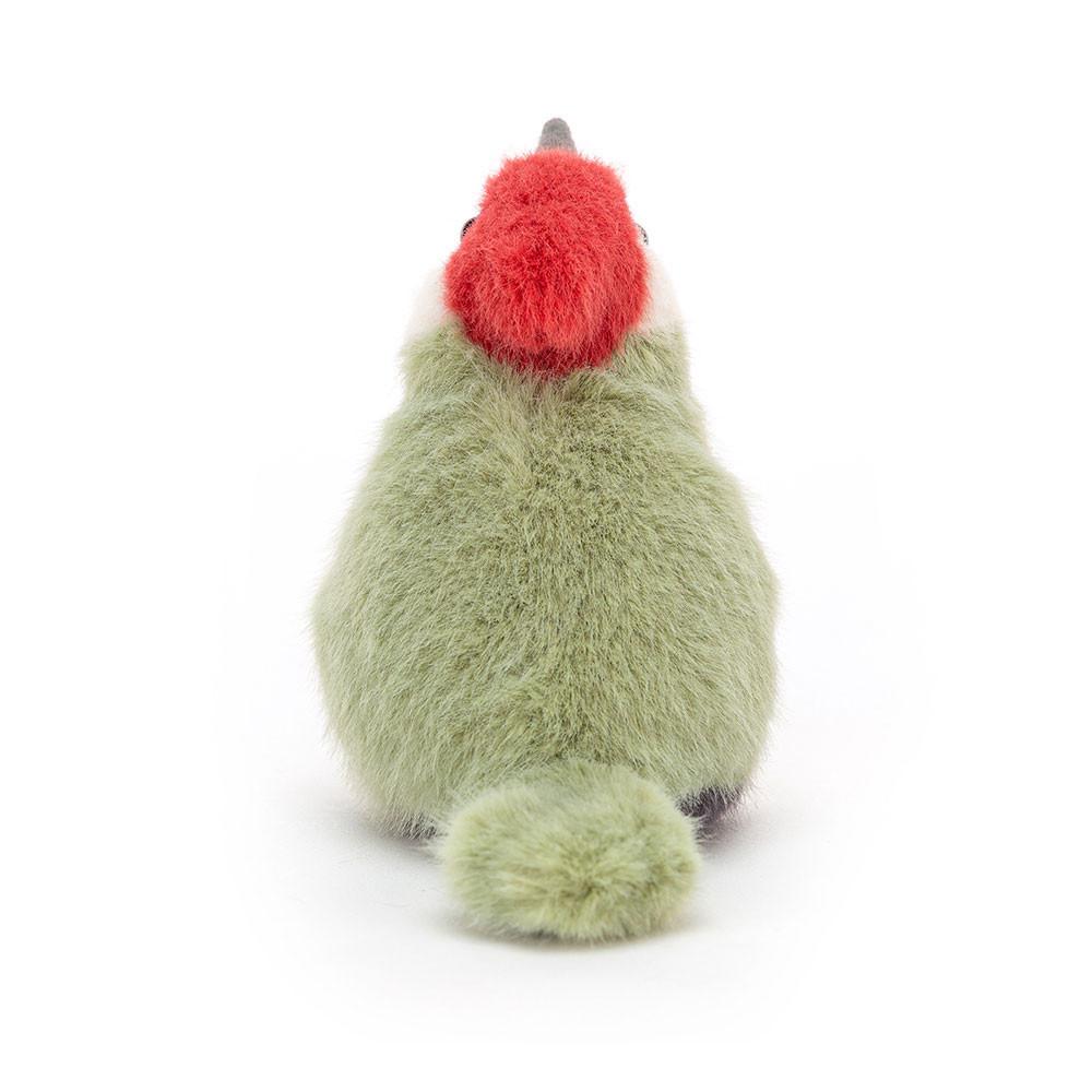 Ptáčci Jellycat Plyšáci Birdling Woodpecker,10cm x 7cm x 9cm Zelene | OBIPM-4257