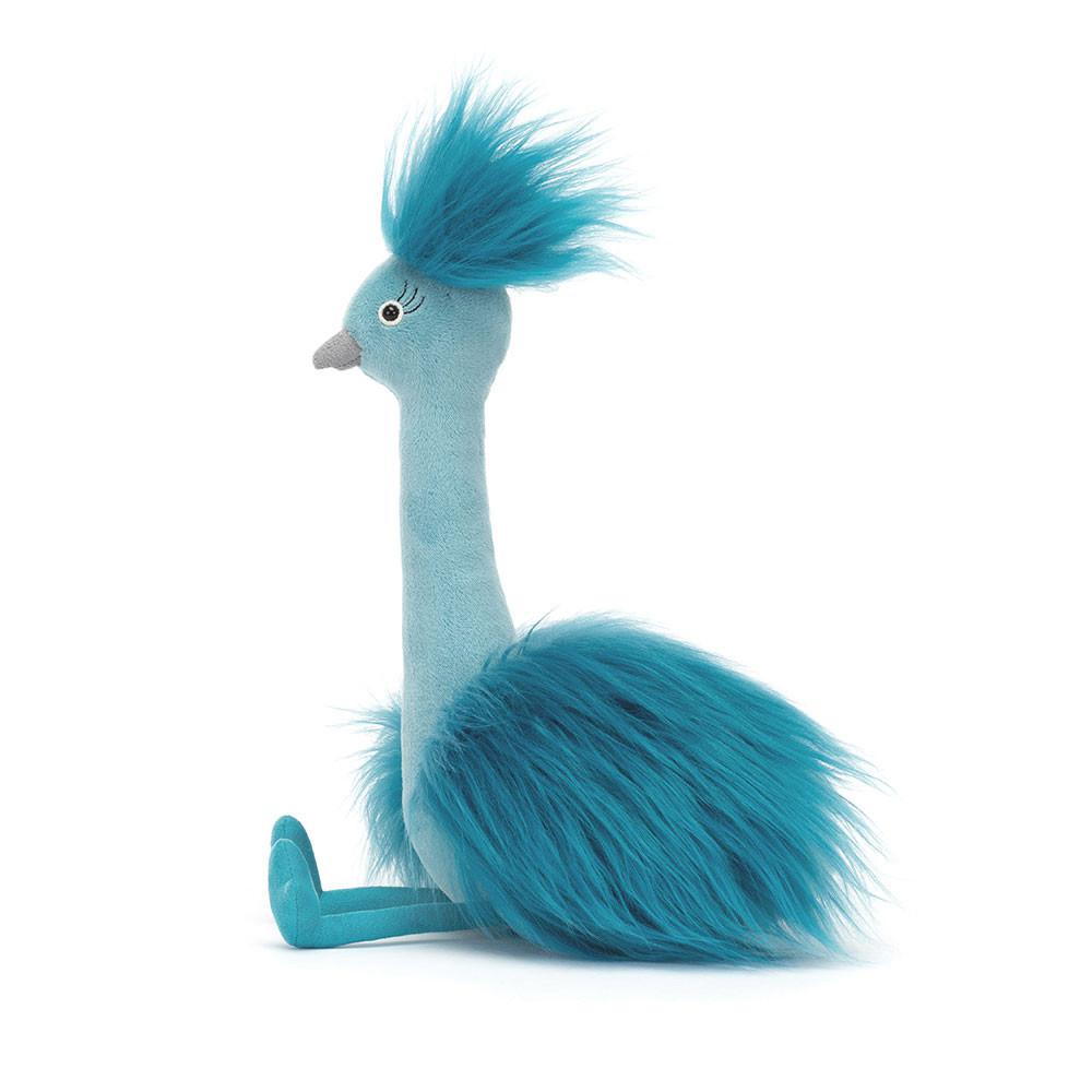 Ptáčci Jellycat Plyšáci Fou Fou Peacock,31cm x 14cm x 15cm Blankyt | UJSAZ-2160