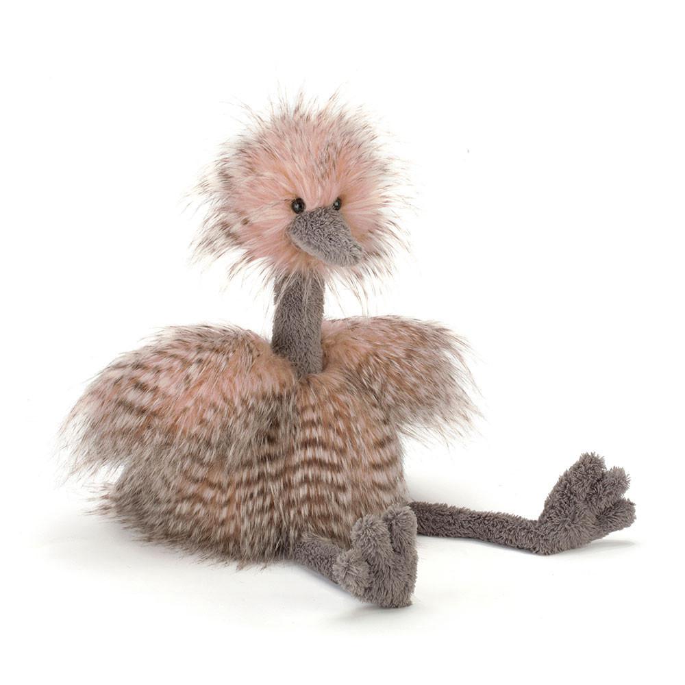 Ptáčci Jellycat Plyšáci Odette Ostrich,44cm x 12cm x 18cm Růžové | GHXEZ-7405