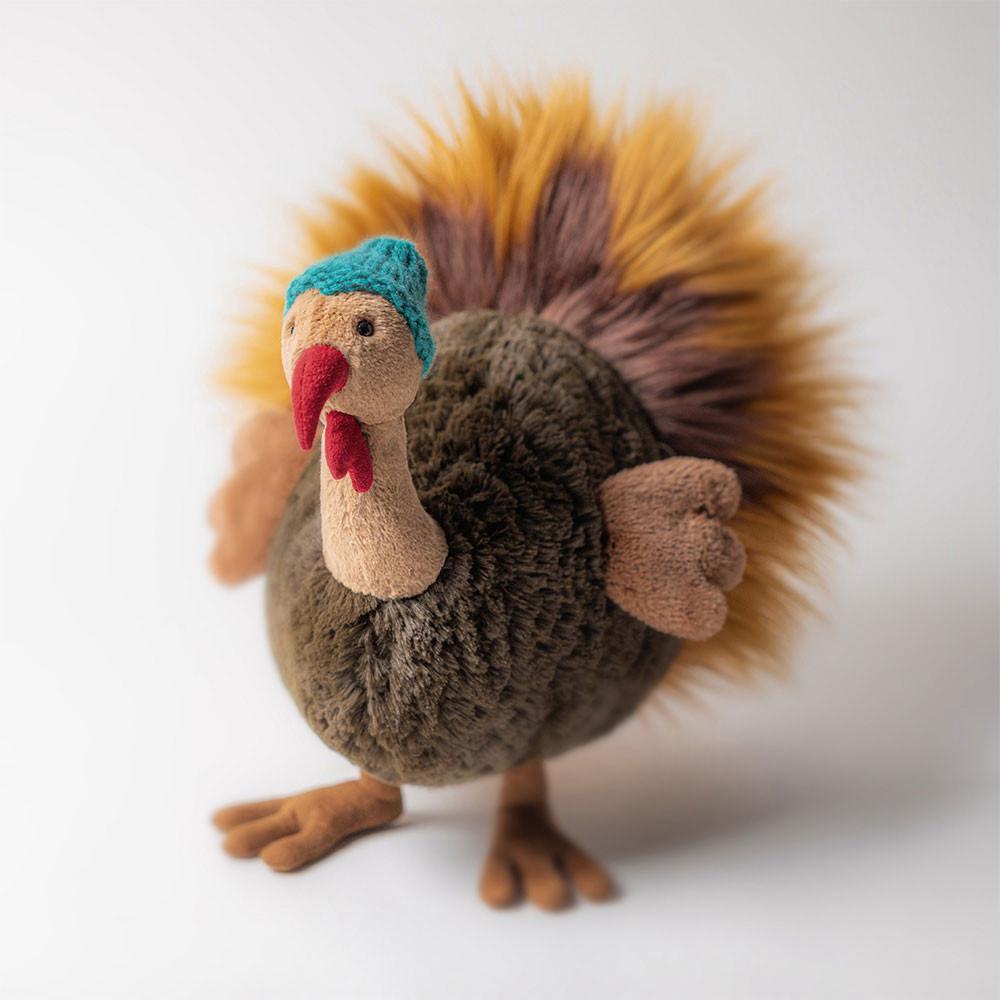 Ptáčci Jellycat Plyšáci Theo Turkey,29cm x 14cm x 20cm Hnědé | BFVNG-3684