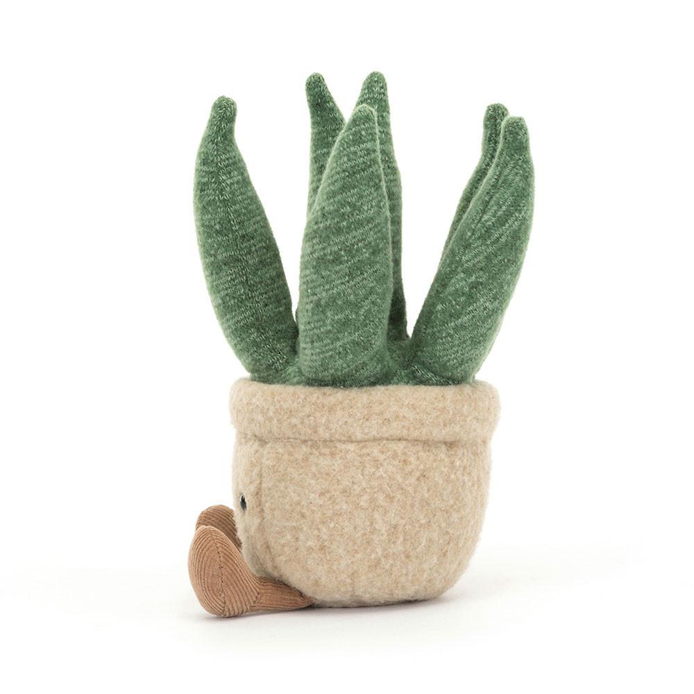 Rostliny Jellycat Plyšáci Amuseables Aloe Vera Small,17cm x 8cm x 7cm Zelene | NPBXR-1805