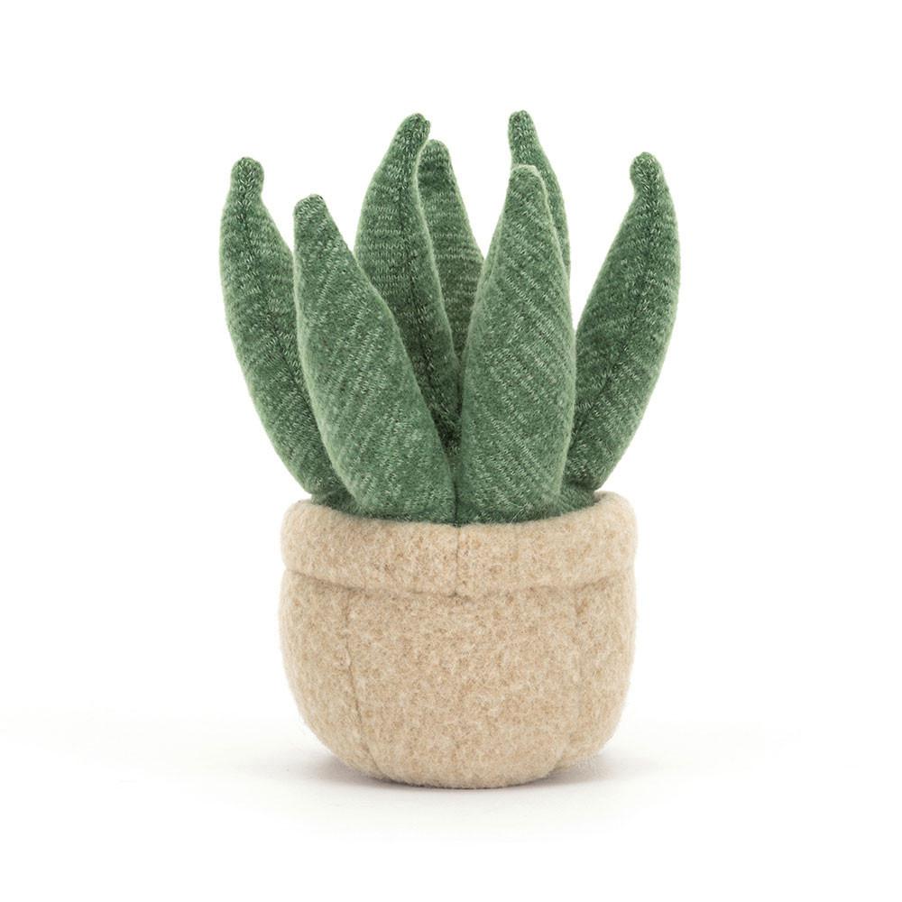 Rostliny Jellycat Plyšáci Amuseables Aloe Vera Small,17cm x 8cm x 7cm Zelene | NPBXR-1805