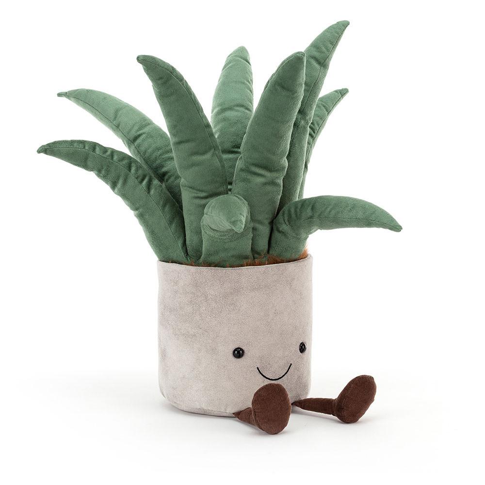 Rostliny Jellycat Plyšáci Amuseables Aloe Vera,40cm x 14cm x 14cm Zelene | DFSHZ-1937