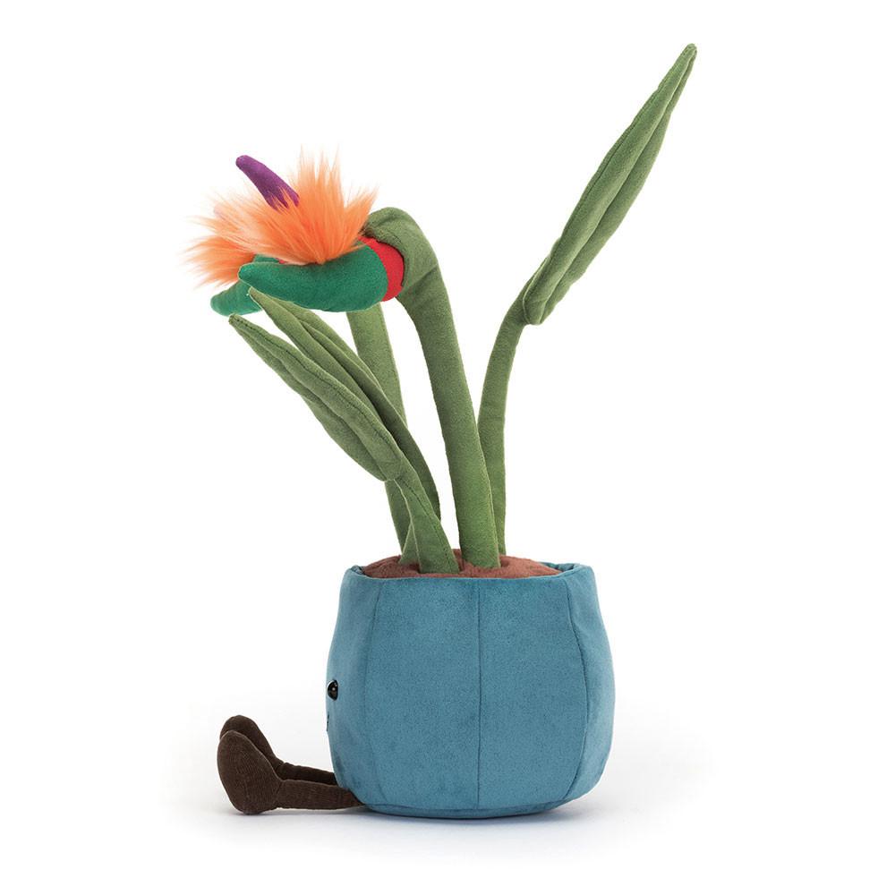 Rostliny Jellycat Plyšáci Amuseables Bird of Paradise,38cm x 17cm x 14cm Zelene | WMUDJ-6148