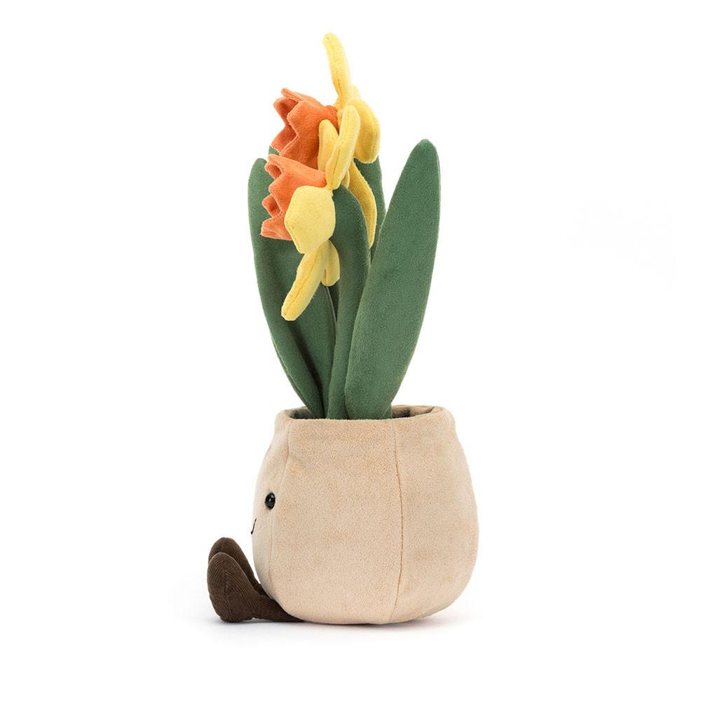 Rostliny Jellycat Plyšáci Amuseables Daffodil Pot,29cm x 11cm x 11cm Žluté | YHXBV-5970