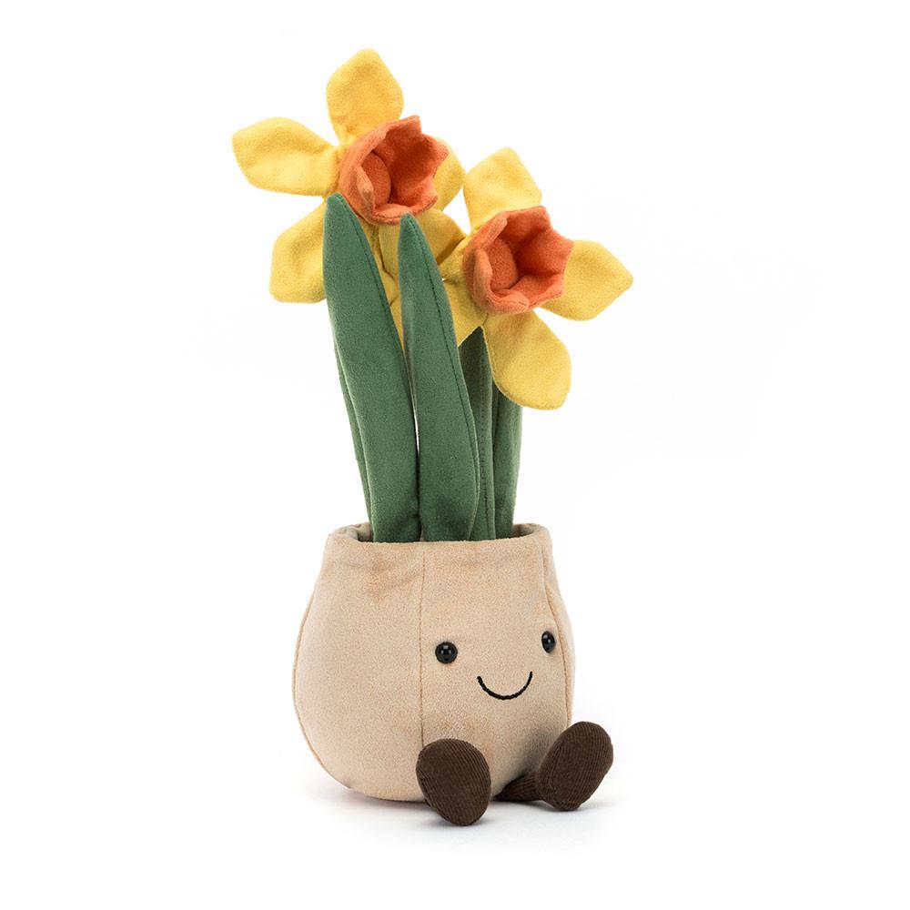 Rostliny Jellycat Plyšáci Amuseables Daffodil Pot,29cm x 11cm x 11cm Žluté | YHXBV-5970