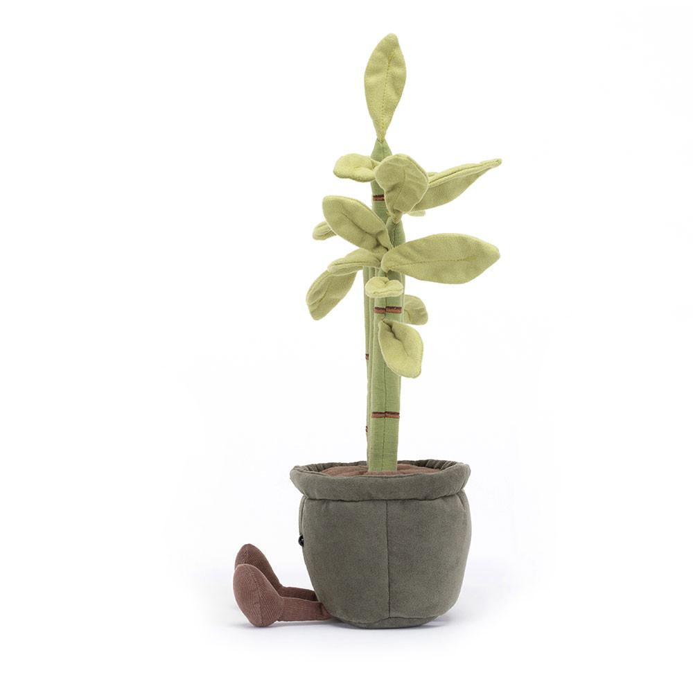 Rostliny Jellycat Plyšáci Amuseables Potted Bamboo,31cm x 12cm x 7cm Zelene | LJXZU-3785