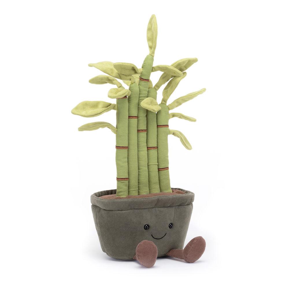 Rostliny Jellycat Plyšáci Amuseables Potted Bamboo,31cm x 12cm x 7cm Zelene | LJXZU-3785