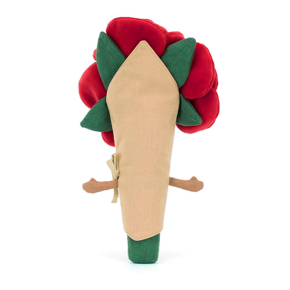 Rostliny Jellycat Plyšáci Amuseables Rose Bouquet,30cm x 17cm x 6cm Červené | EJXNK-5901