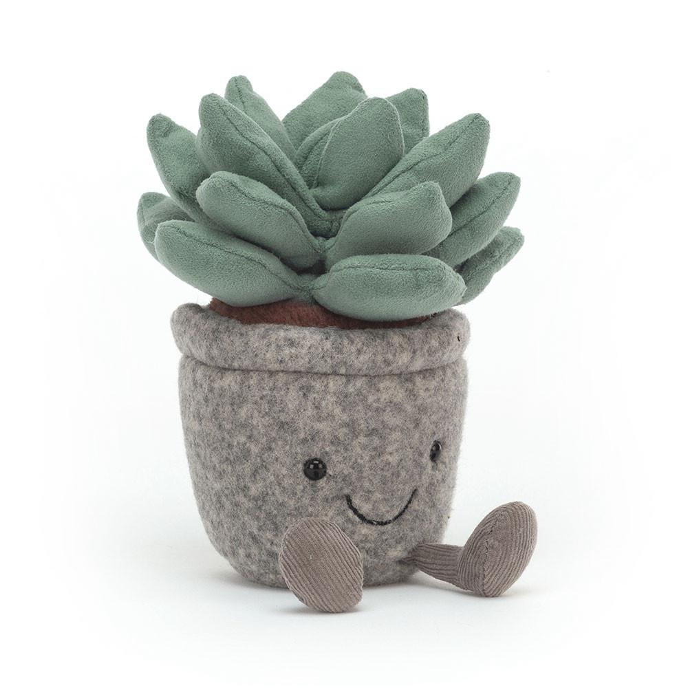 Rostliny Jellycat Plyšáci Amuseables Silly Succulent Azulita,16cm x 7cm x 6cm Zelene | OMAVE-8607