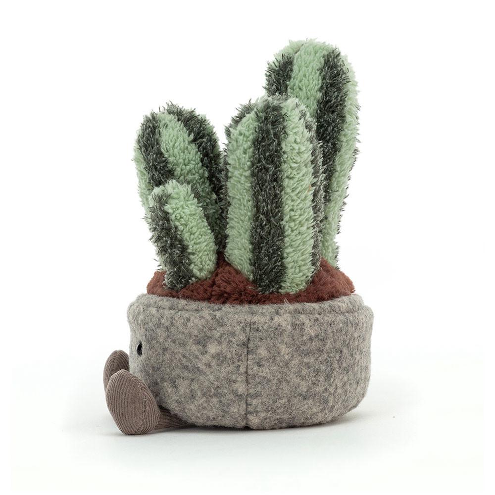 Rostliny Jellycat Plyšáci Amuseables Silly Succulent Columnar Cactus,18cm x 10cm x 9cm Zelene | QRGNA-3792