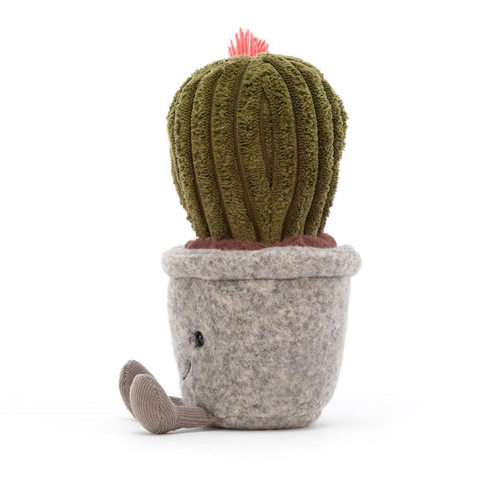 Rostliny Jellycat Plyšáci Amuseables Silly Succulent Barrel Cactus,19cm x 7cm x 7cm Zelene | UMHQK-0142