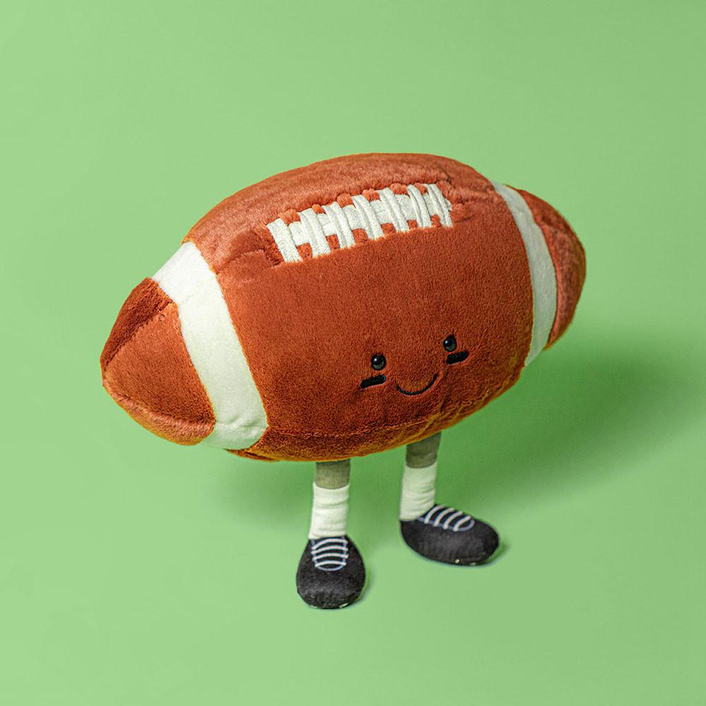 Sportovní Jellycat Plyšáci Amuseables American Football,25cm x 28cm x 16cm Hnědé | TLPXA-1920