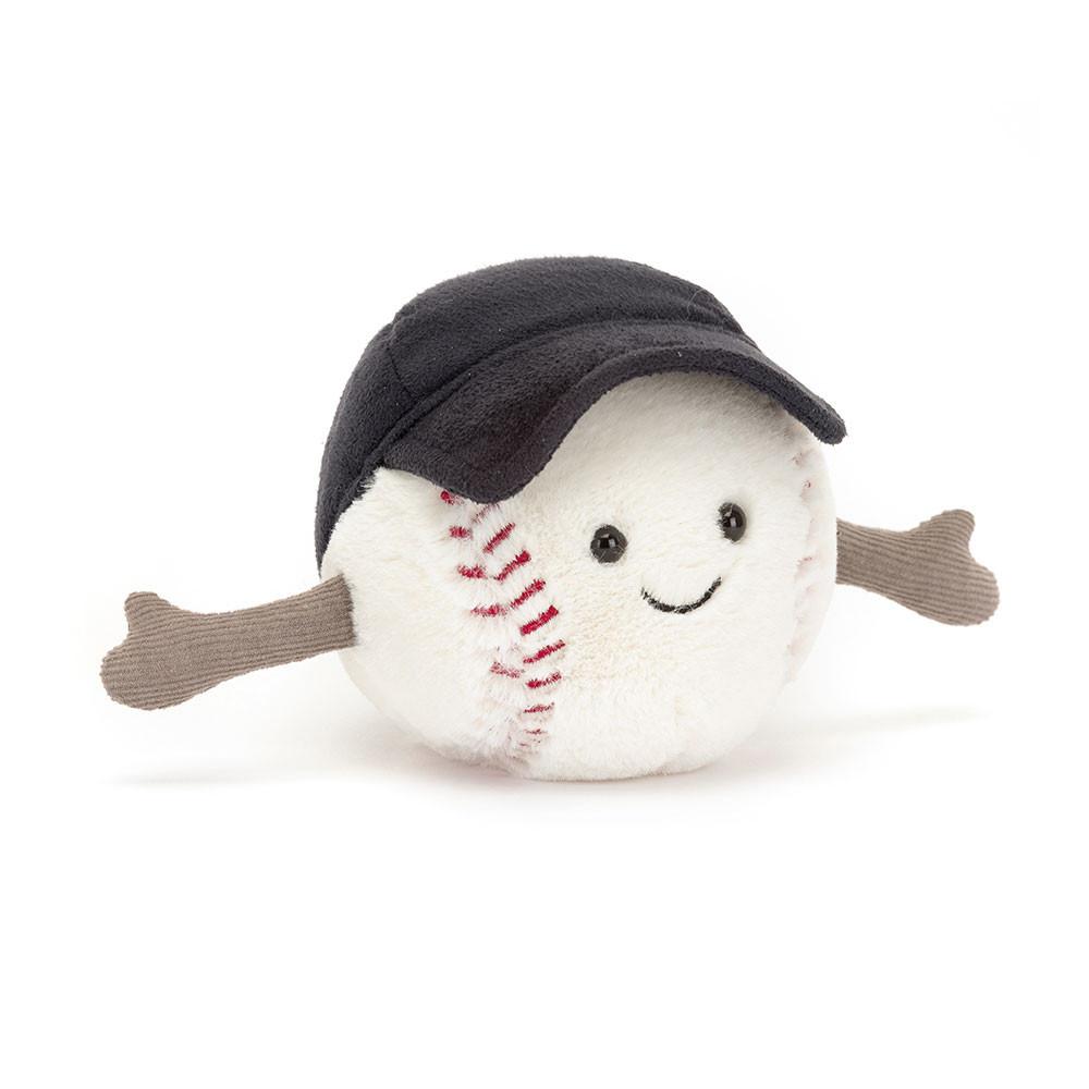 Sportovní Jellycat Plyšáci Amuseables Baseball,10cm x 10cm x 10cm Bílé | HPYTU-8329