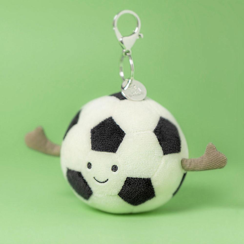 Sportovní Jellycat Plyšáci Amuseables Football,16cm x 8cm x 6cm Bílé | OBREZ-3275
