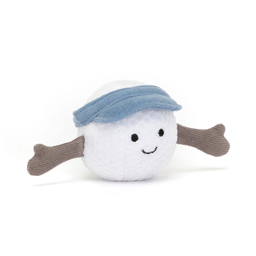 Sportovní Jellycat Plyšáci Amuseables Golf Ball,6cm x 6cm x 6cm Bílé | FURXW-3401