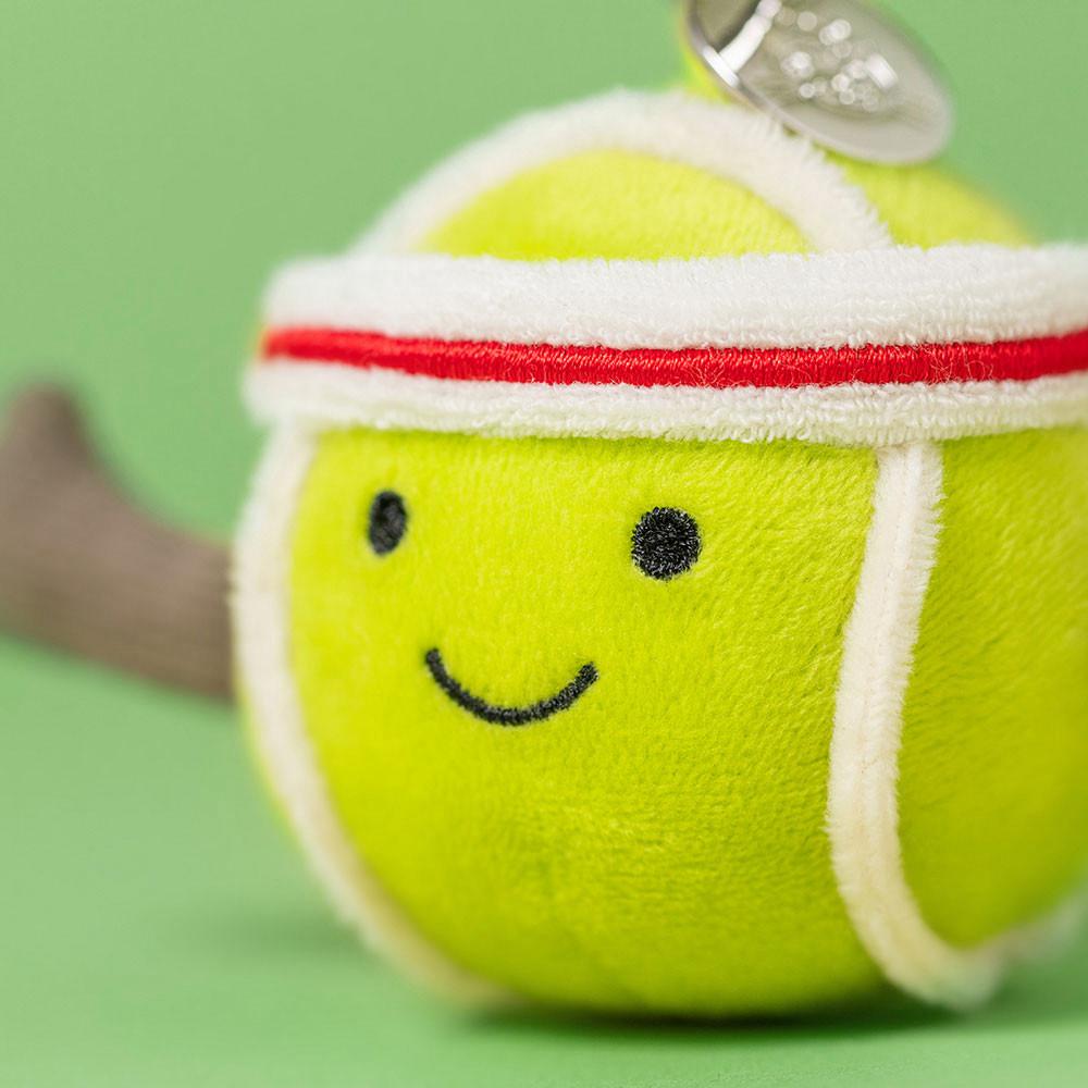 Sportovní Jellycat Plyšáci Amuseables Tennis,13cm x 6cm x 6cm Zelene | PTGLF-8150