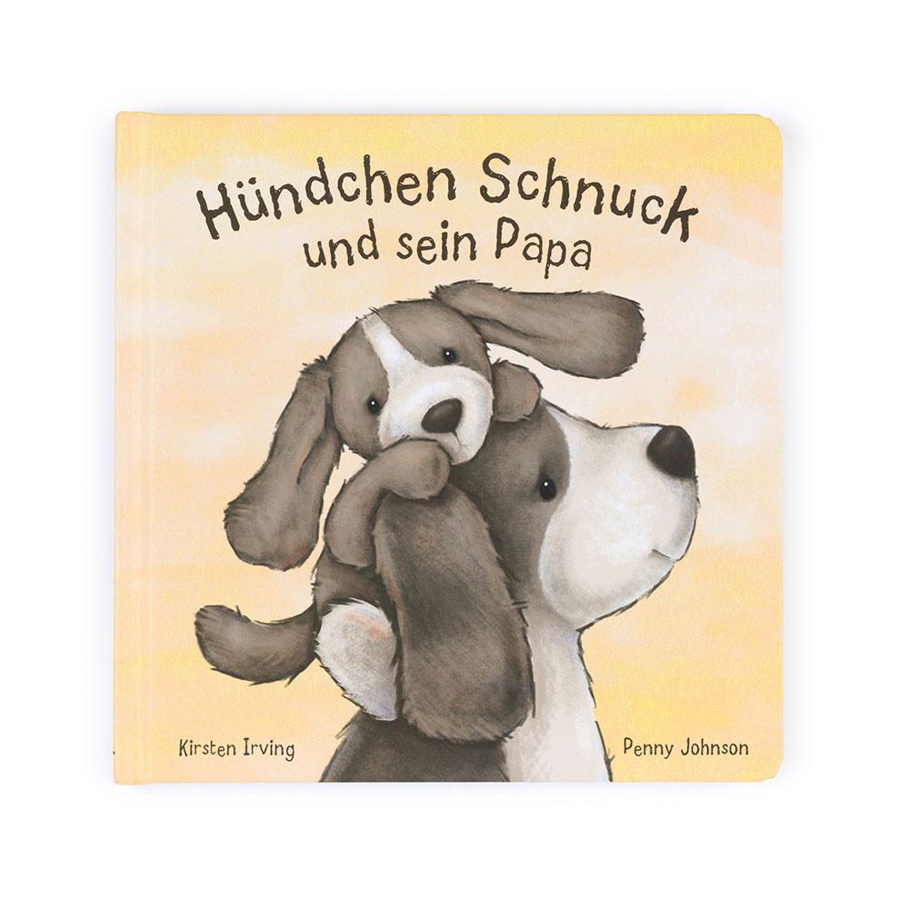 Story Knihy Jellycat Hündchen Schnuck und sein Papa Buch,21cm x 21cm x 2cm Hnědé | CQVEK-7352