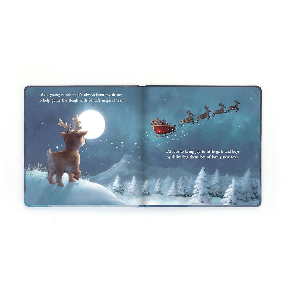 Story Knihy Jellycat Mitzi Reindeer's Dream,21cm x 21cm x 2cm Blankyt | AROME-9206