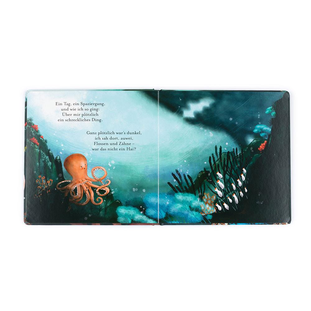 Story Knihy Jellycat Odell, Der Furchtlose Oktopus Buch,23cm x 23cm x 2cm Oranžové | SQWJM-8914