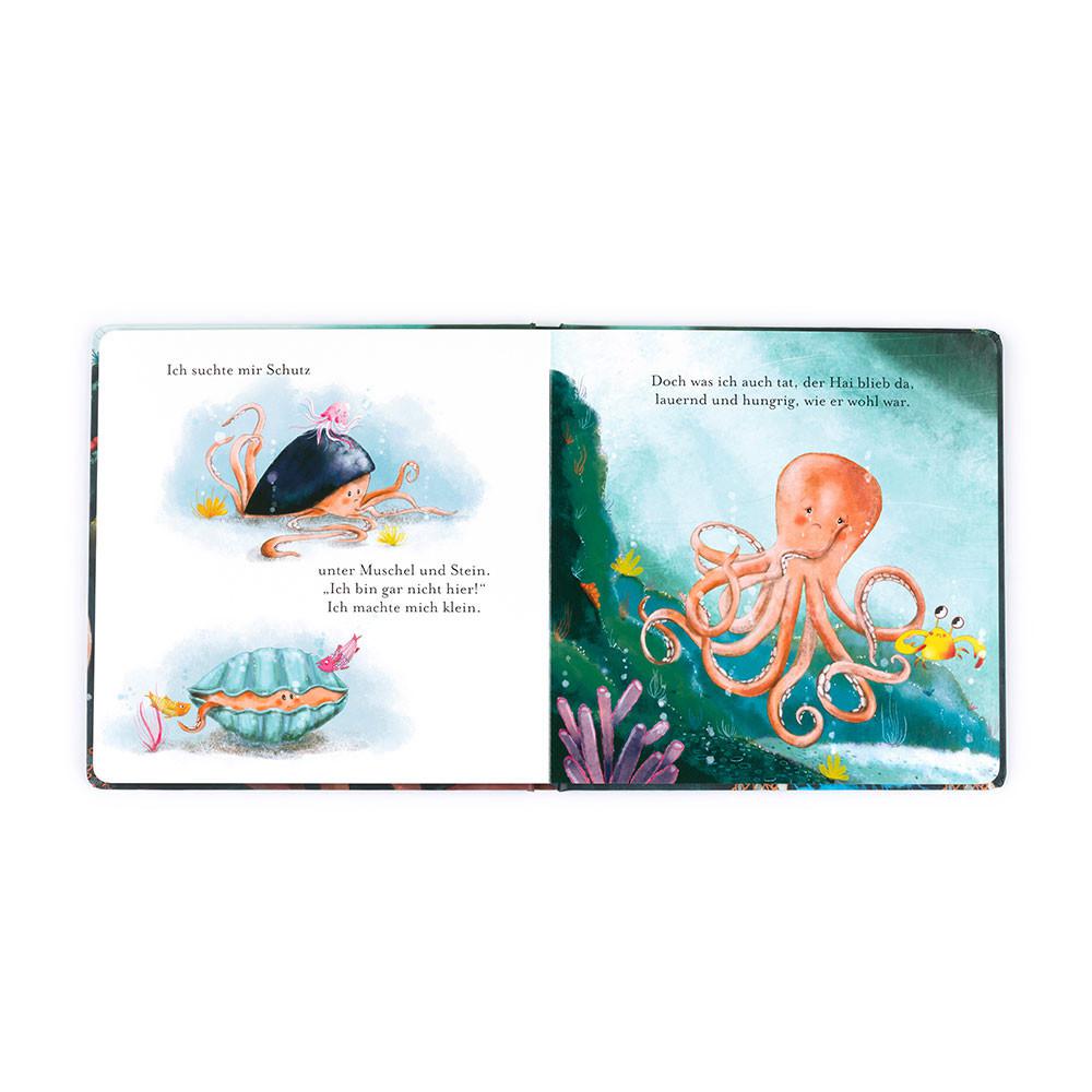 Story Knihy Jellycat Odell, Der Furchtlose Oktopus Buch,23cm x 23cm x 2cm Oranžové | SQWJM-8914