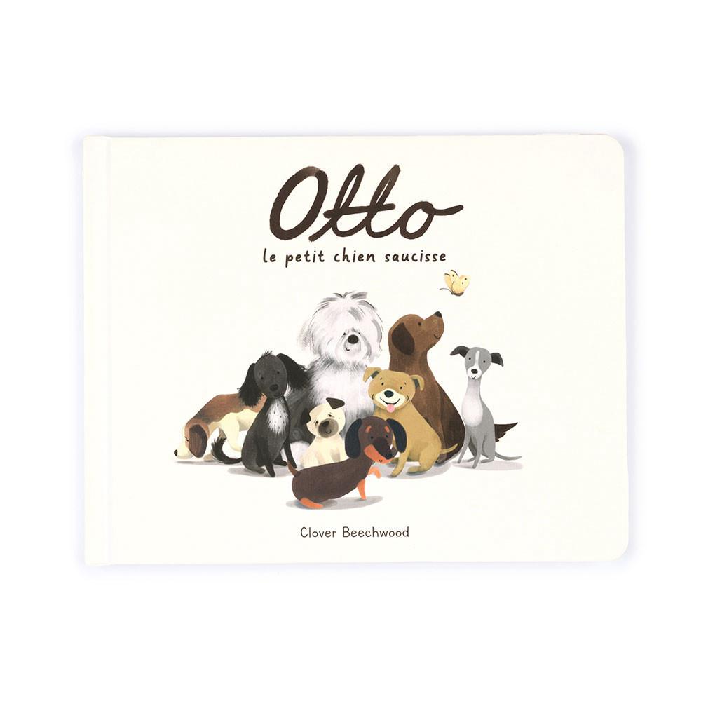Story Knihy Jellycat Otto Le Petit Chien Saucisse Livre,18cm x 23cm x 2cm Bílé | JSHIK-5467