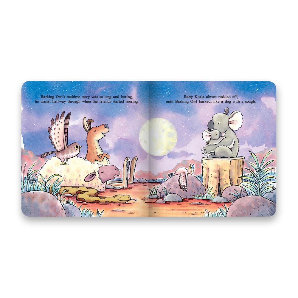 Story Knihy Jellycat The Koala Who Couldn't Sleep,21cm x 21cm x 2cm Šedé | YGJDA-0396