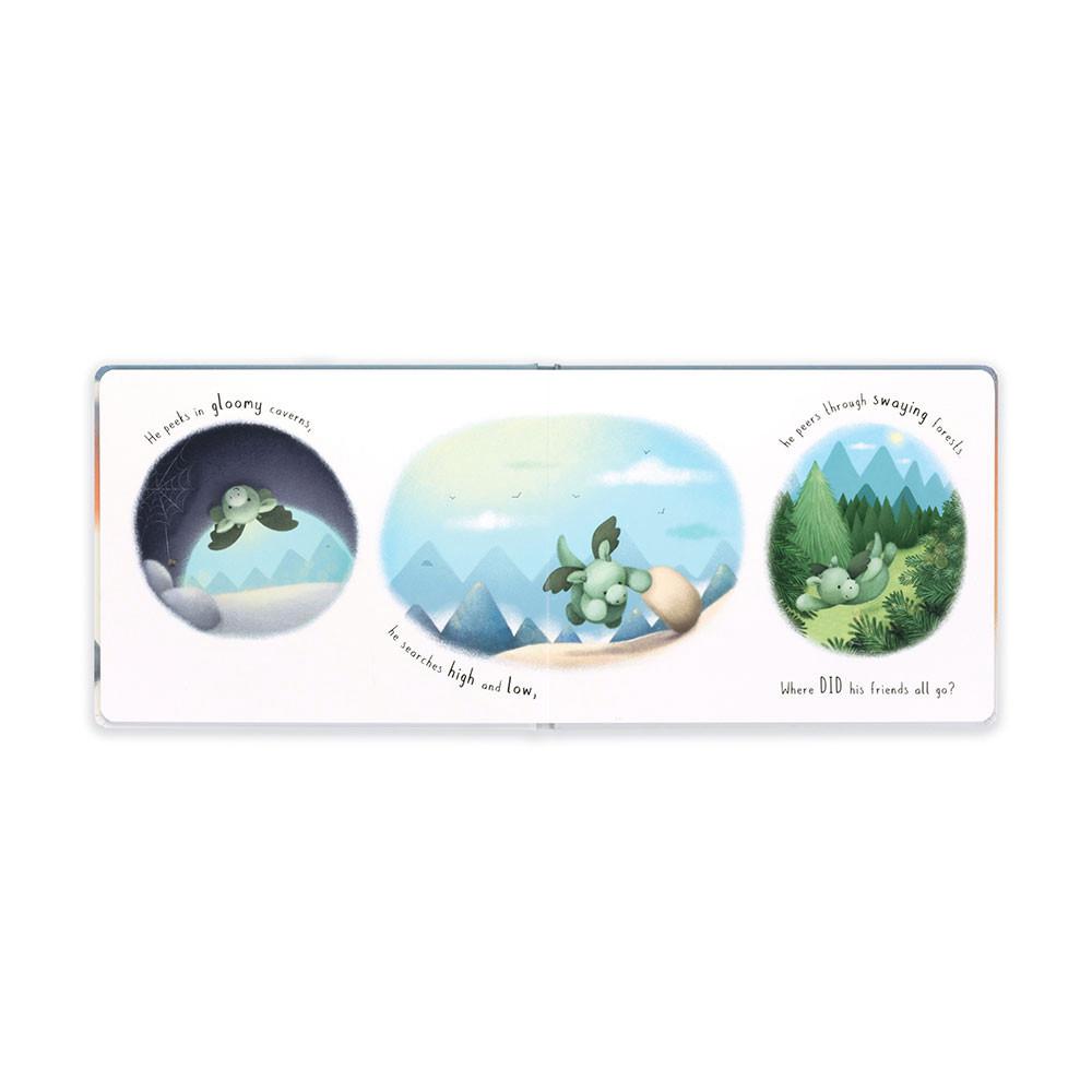 Story Knihy Jellycat The Sky,18cm x 23cm x 2cm Zelene | UTOWM-8543