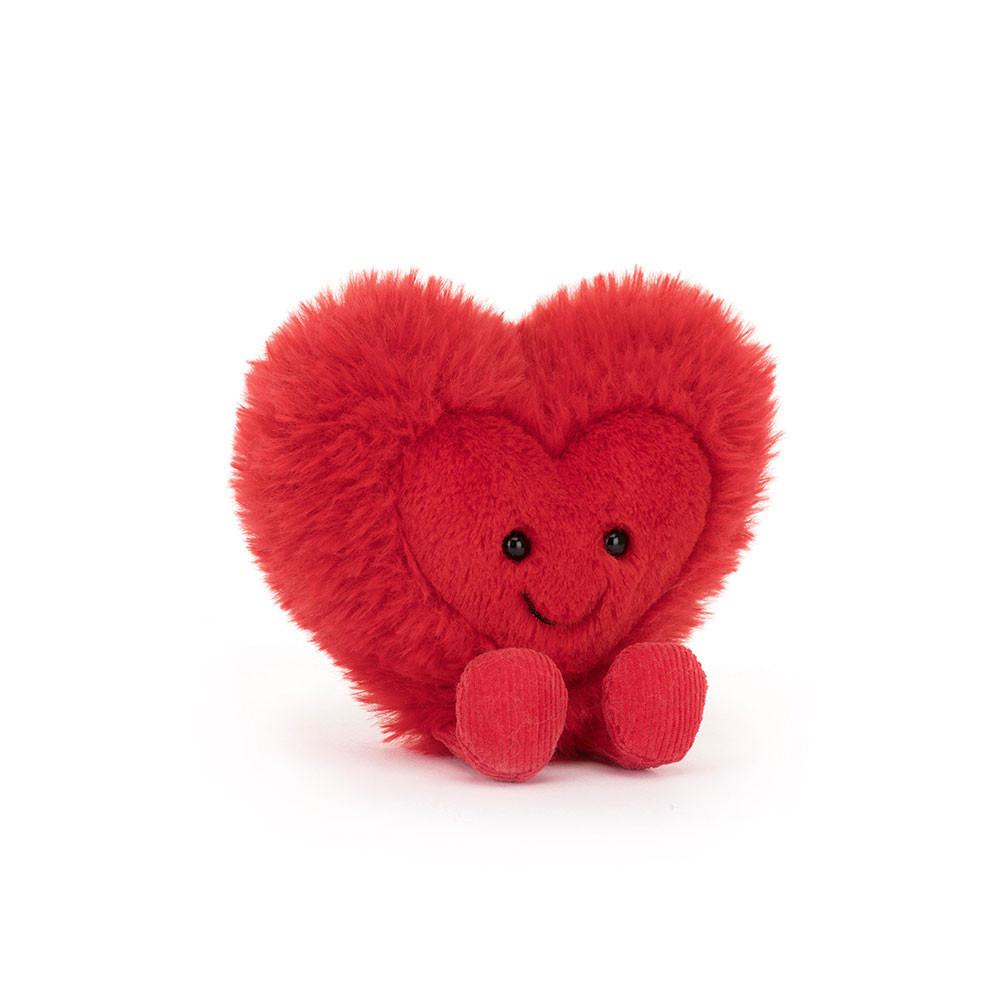 Svatebni Darek Jellycat Plyšáci Amuseables Beatie Heart,24cm x 23cm x 7cm Červené | ZDQEH-2106