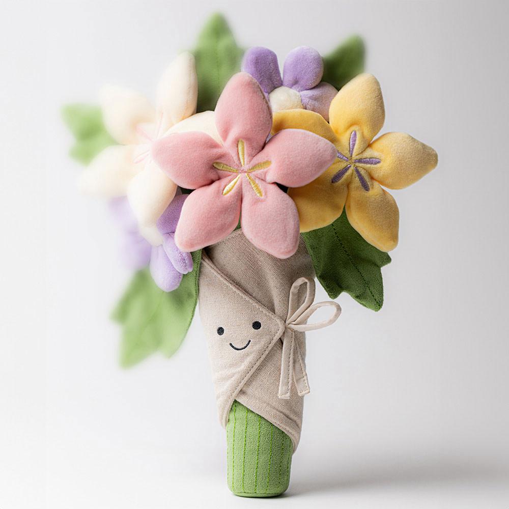 Svatebni Darek Jellycat Plyšáci Amuseables Bouquet of Flowers,31cm x 23cm x 5cm Růžové | APXZB-1392
