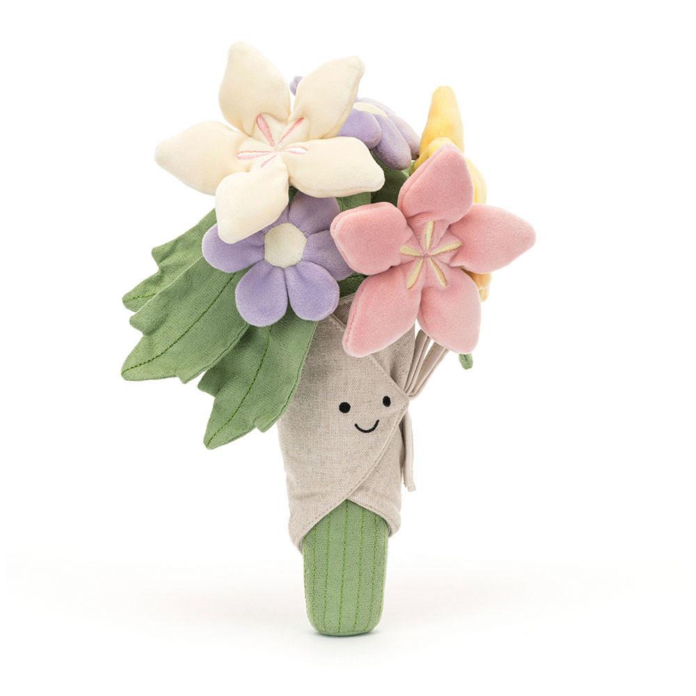Svatebni Darek Jellycat Plyšáci Amuseables Bouquet of Flowers,31cm x 23cm x 5cm Růžové | APXZB-1392