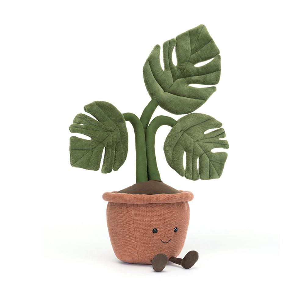 Svatebni Darek Jellycat Plyšáci Amuseables Monstera Plant,43cm x 15cm x 14cm Zelene | AUJIG-6102