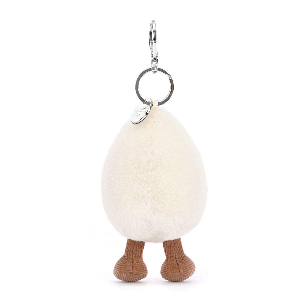Taška Charms Jellycat Amuseables Happy Boiled Vajíčko,18cm x 7cm x 3cm Bílé | MXZGE-0943