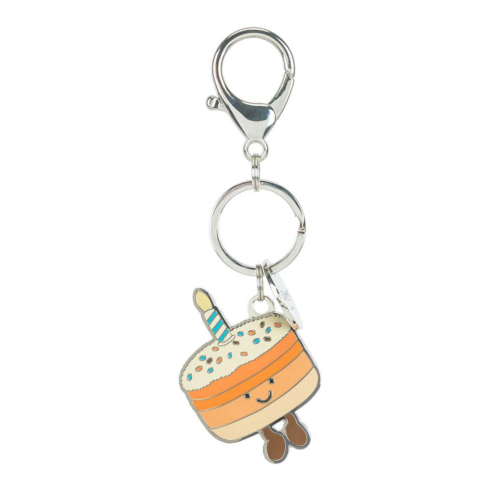 Taška Charms Jellycat Amuseables Jellina Birthday Cake Keyring,11cm x 3.3cm x 0.3cm Oranžové | KYDJX-8602