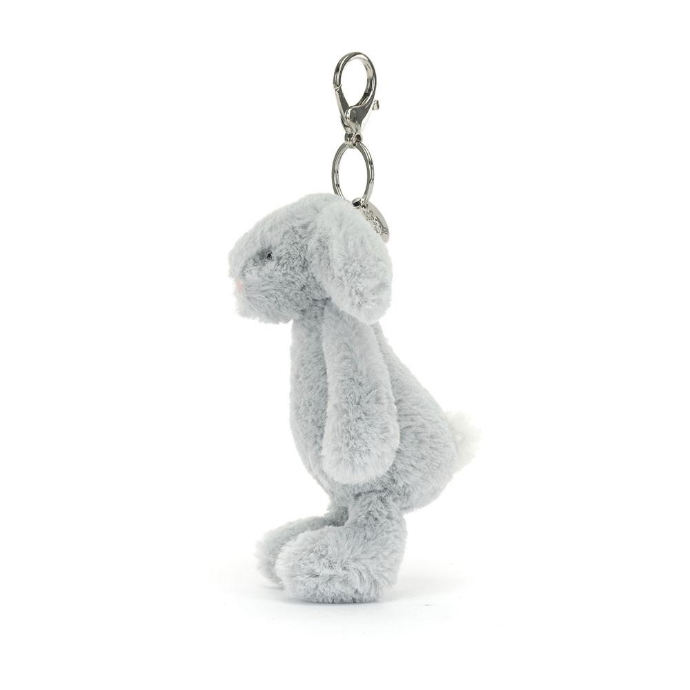 Taška Charms Jellycat Bashful Bunny,15cm x 4cm x 3cm Šedé | NLMCU-6941