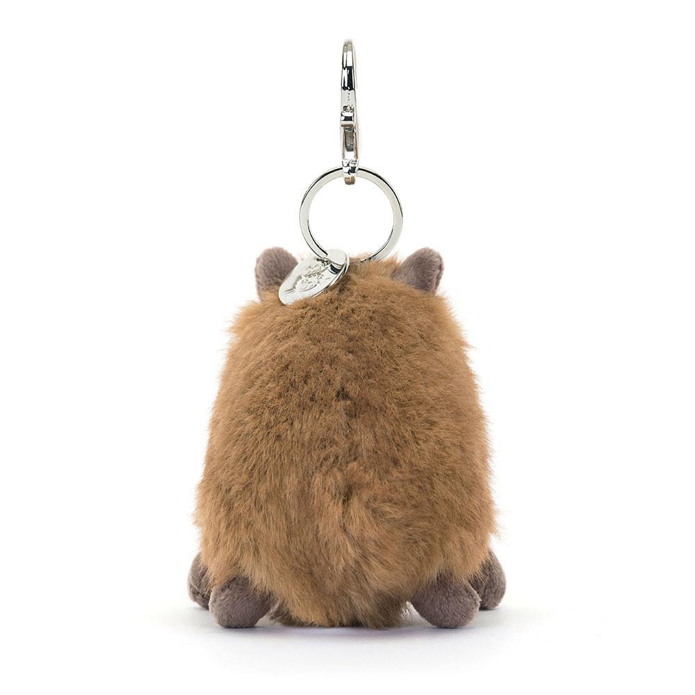 Taška Charms Jellycat Clyde Capybara,14cm x 6cm x 10cm Hnědé | PHXYO-5672