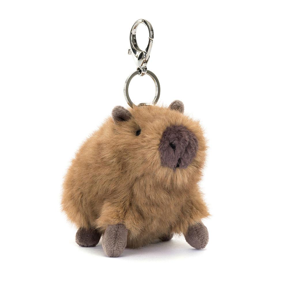 Taška Charms Jellycat Clyde Capybara,14cm x 6cm x 10cm Hnědé | PHXYO-5672