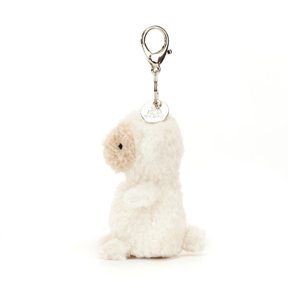 Taška Charms Jellycat Little Lamb,17cm x 6cm x 8cm Bílé | WQVRL-3429
