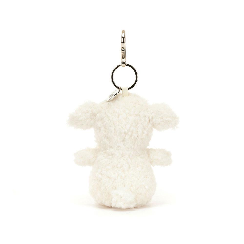 Taška Charms Jellycat Little Lamb,17cm x 6cm x 8cm Bílé | WQVRL-3429