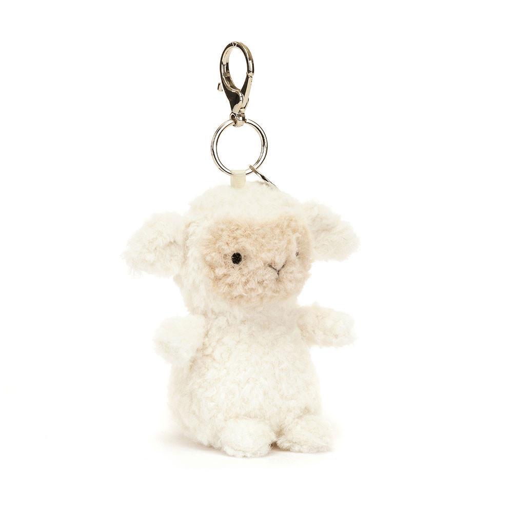 Taška Charms Jellycat Little Lamb,17cm x 6cm x 8cm Bílé | WQVRL-3429