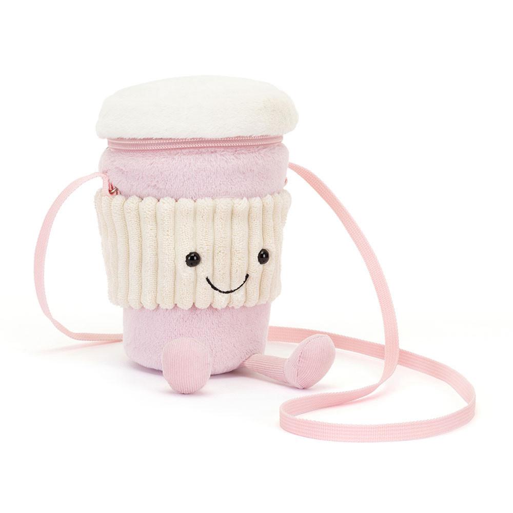 Tašky Jellycat Amuseables Coffee-To-Go Pink,20cm x 9cm x 9cm Růžové | JXYRT-8231