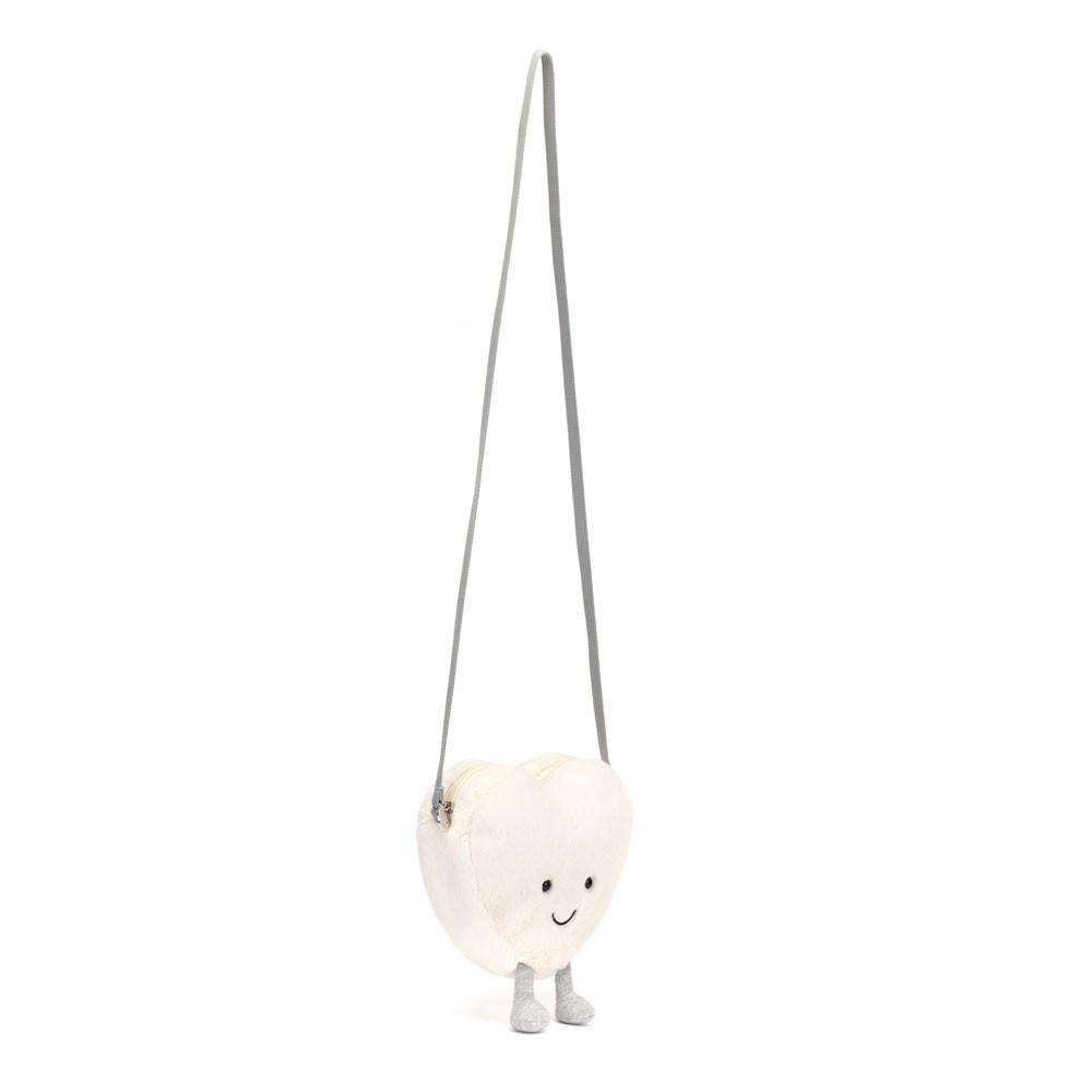 Tašky Jellycat Amuseables Cream Heart,17cm x 18cm x 5cm Bílé | BNIHZ-0136