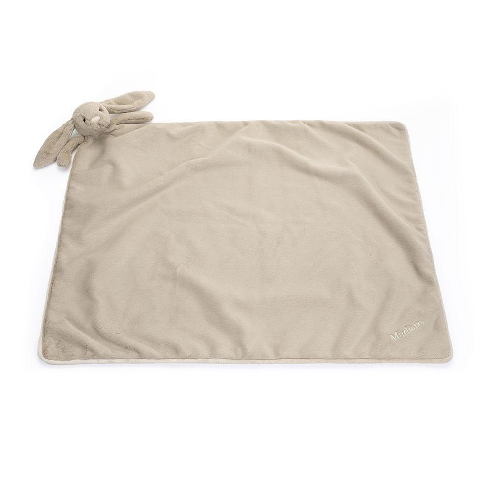 Usínáček Jellycat Bashful Bunny Blankie,56cm x 70cm x 9cm Béžový | HPGFD-0278
