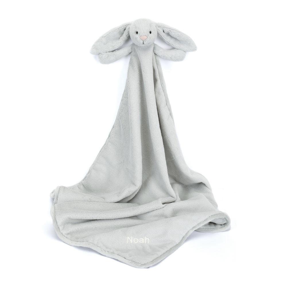 Usínáček Jellycat Bashful Bunny Blankie,56cm x 70cm x 9cm Šedé | MZVWH-8527