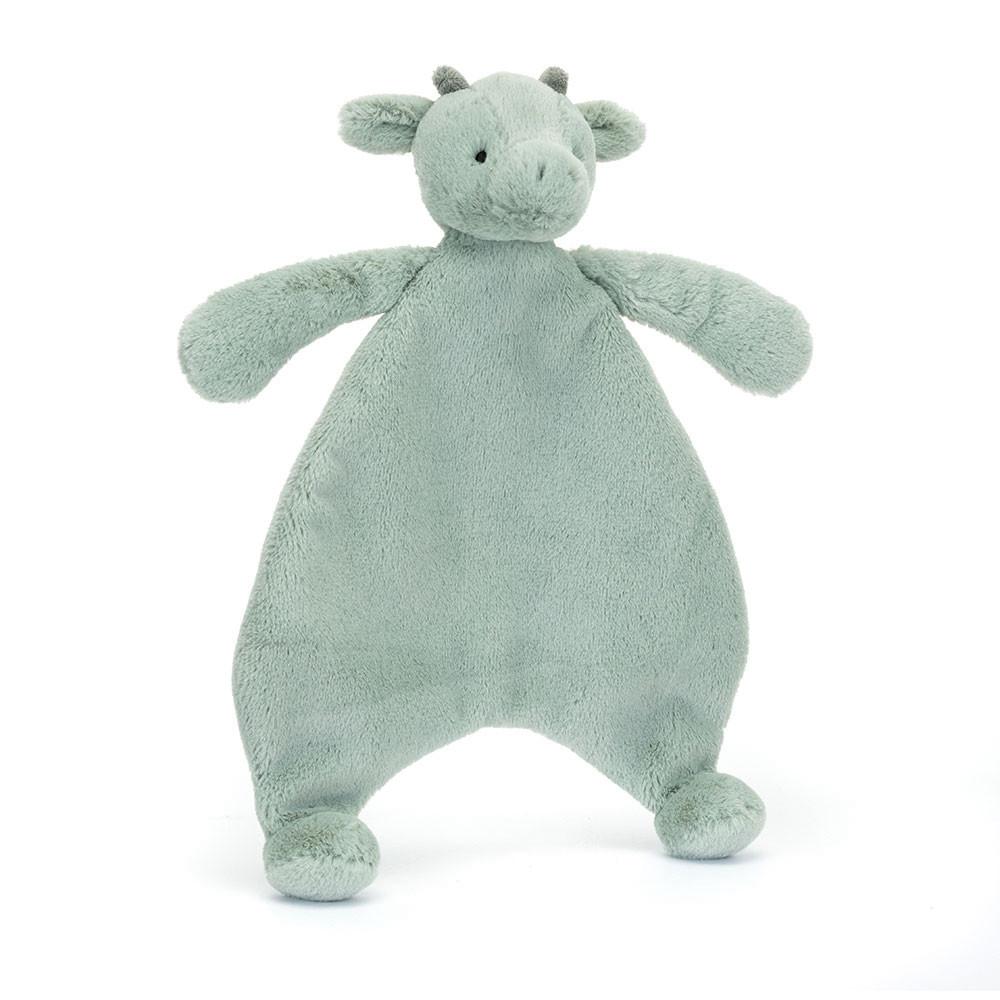 Usínáček Jellycat Bashful Comforter,27cm x 20cm x 7cm Zelene | PBYOL-0691