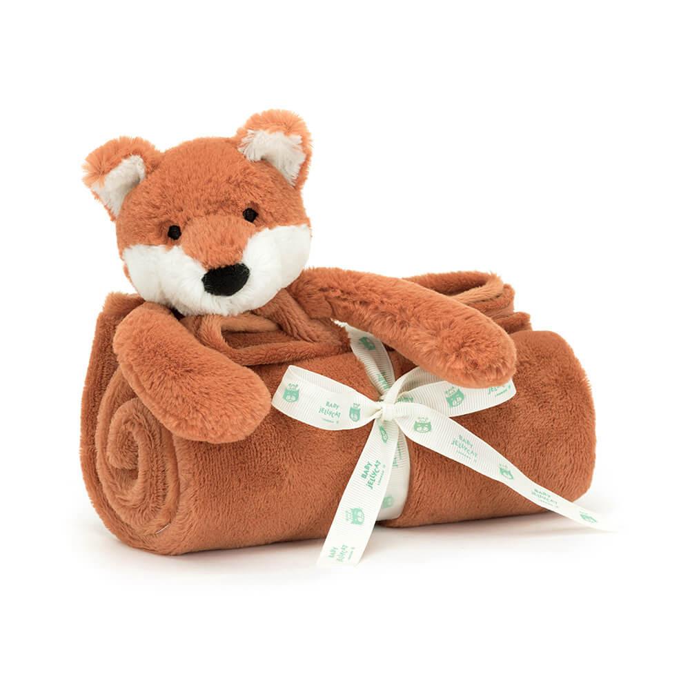 Usínáček Jellycat Bashful Fox Cub Blankie,27cm x 20cm x 7cm Oranžové | FETZB-2157