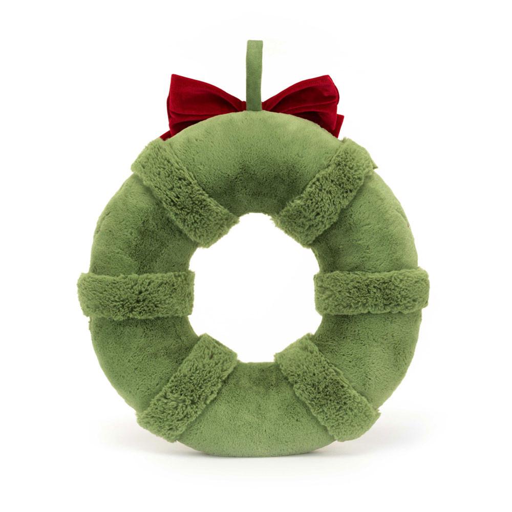 Woodland Jellycat Plyšáci Amuseables Decorated Christmas Wreath,44cm x 37cm x 9cm Zelene | YTJNV-3651