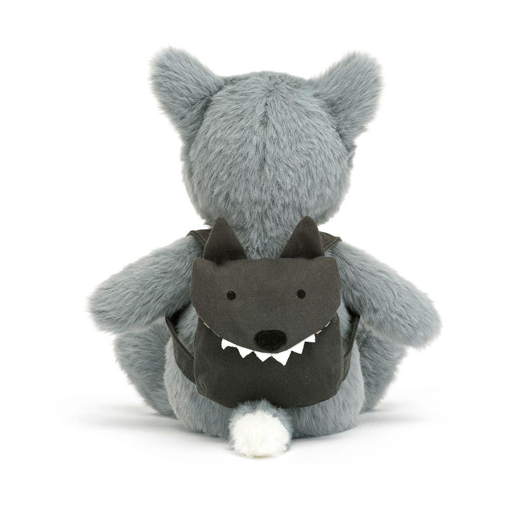Woodland Jellycat Plyšáci Backpack Wolf,22cm x 9cm x 8cm Šedé | CDGFA-2580