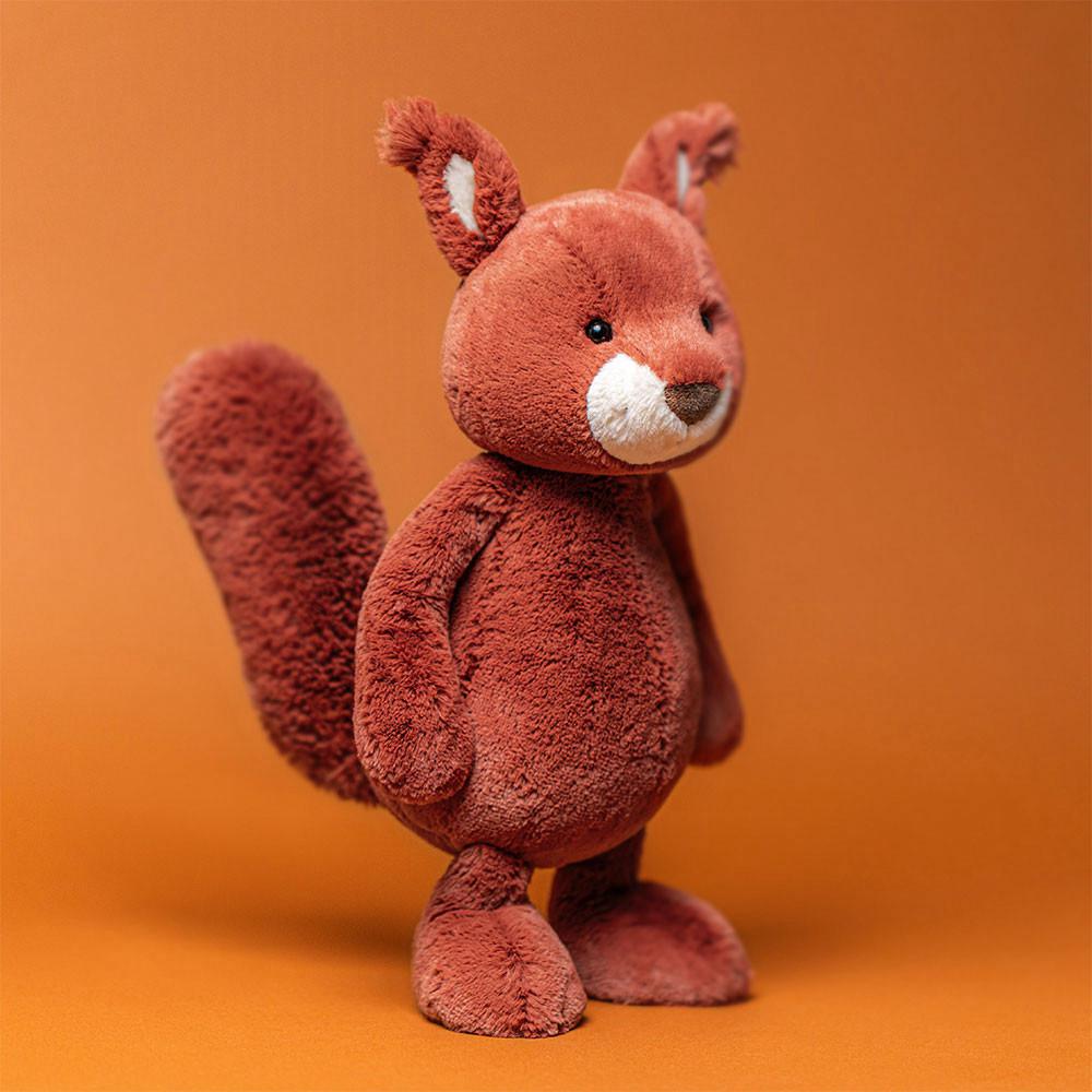 Woodland Jellycat Plyšáci Bashful Squirrel,31cm x 12cm x 9cm Červené | ODTJE-0392