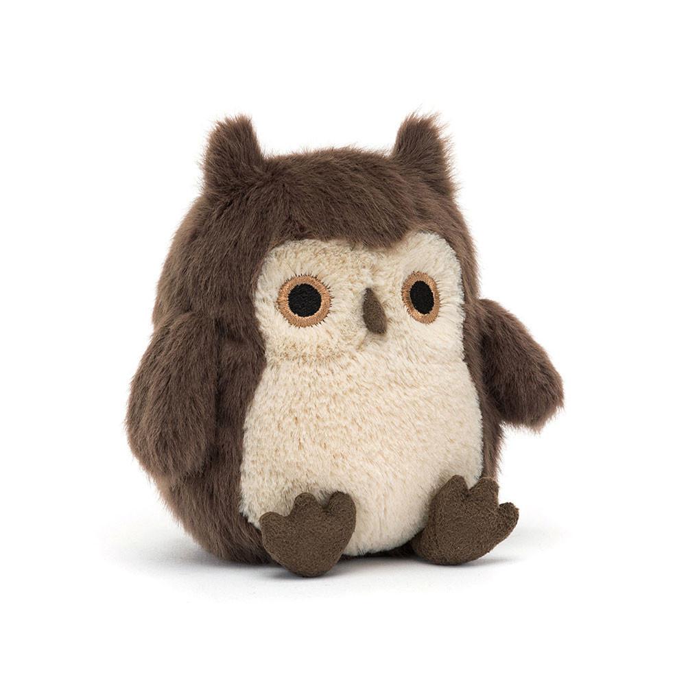 Woodland Jellycat Plyšáci Brown Owling,11cm x 7cm x 6cm Hnědé | FNSAM-2651